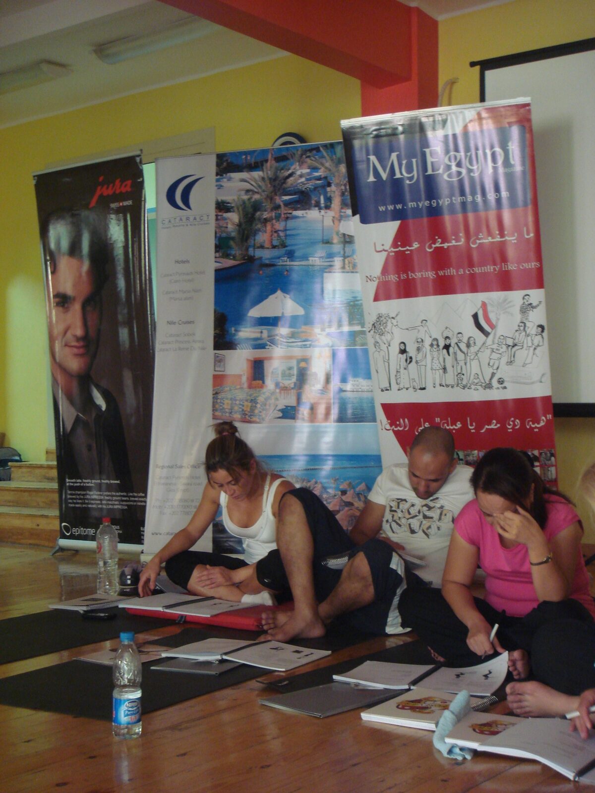 Participants practicing during a ZEN Conference workshop